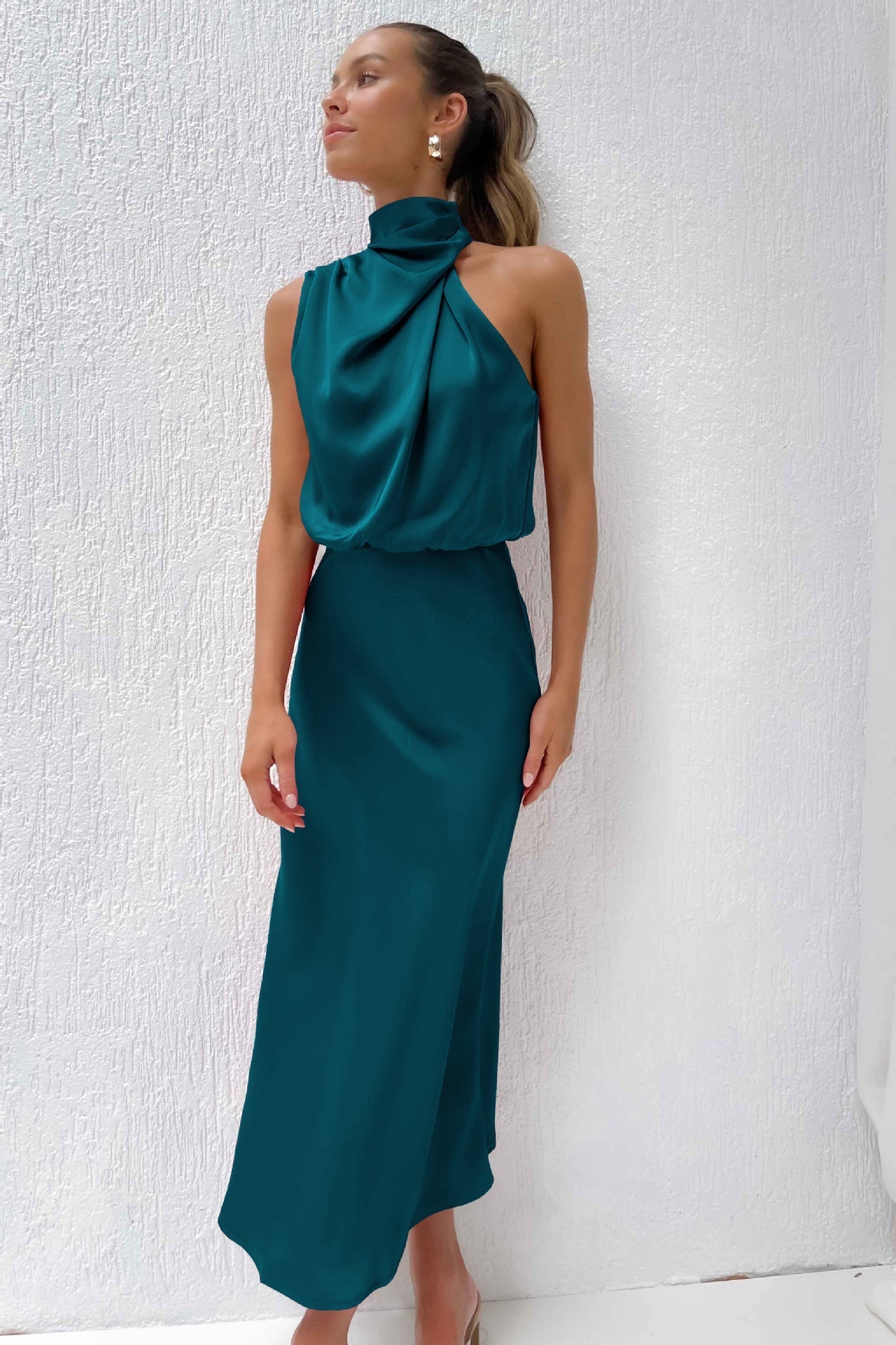 Violeta - Vestito drappeggiato Sahara