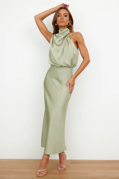 Violeta - Vestito drappeggiato Sahara