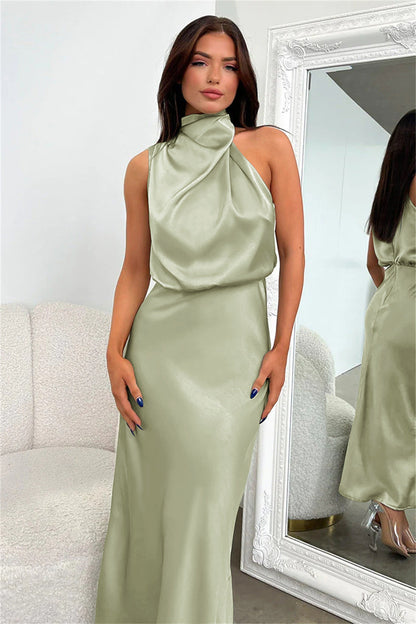 Violeta - Vestito drappeggiato Sahara