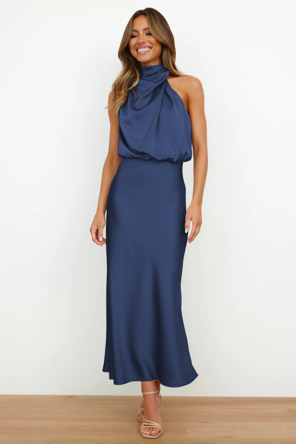 Violeta - Vestito drappeggiato Sahara
