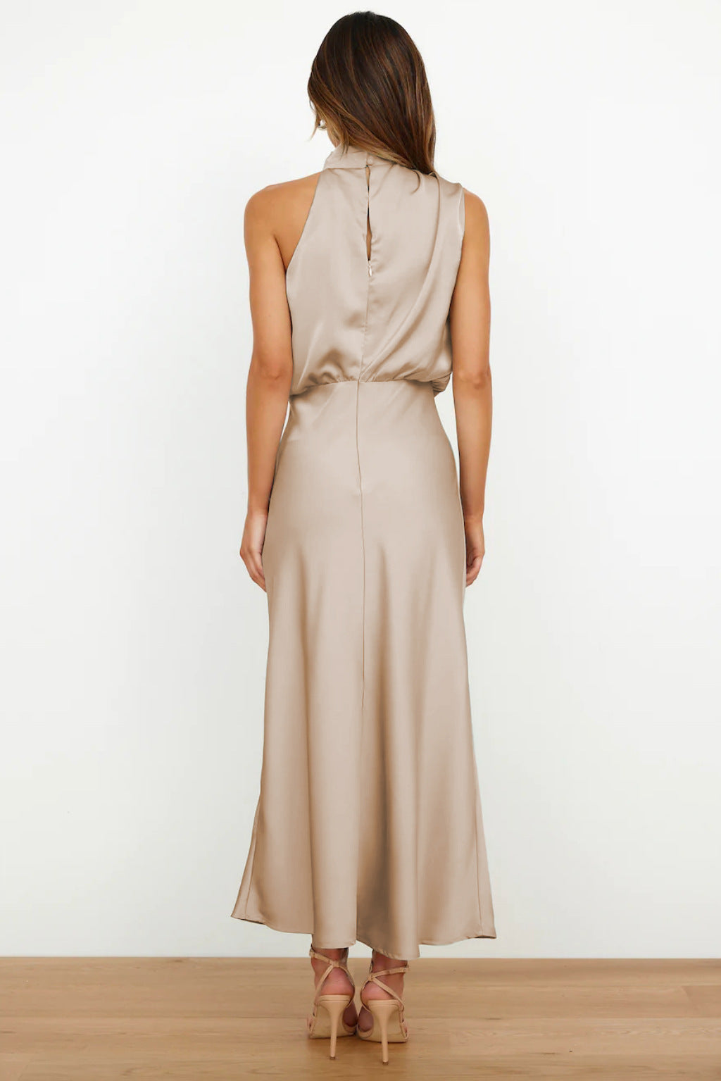 Violeta - Vestito drappeggiato Sahara