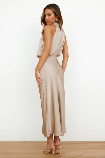Violeta - Vestito drappeggiato Sahara