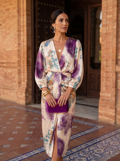 Valeria - Abito elegante con scollatura a V