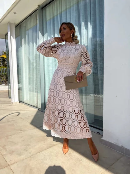 Liza - Abito romantico in pizzo