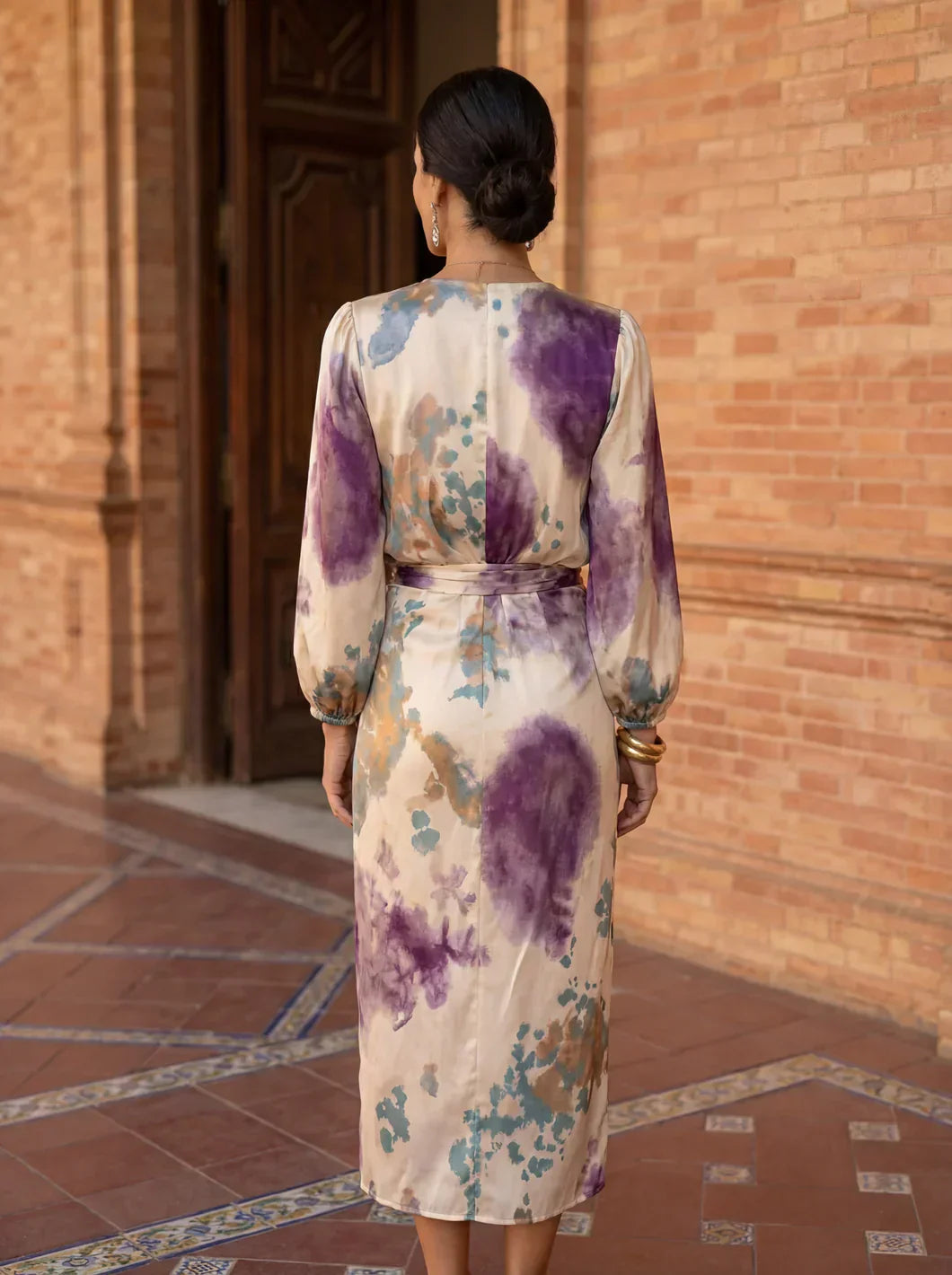 Valeria - Abito elegante con scollatura a V