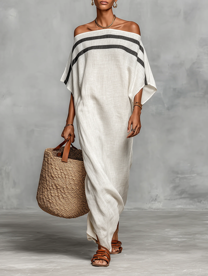 Aveline - Elegante Abito Maxi Off-Shoulder