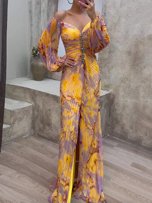 Amelia - Vestito elegante con scollo a V