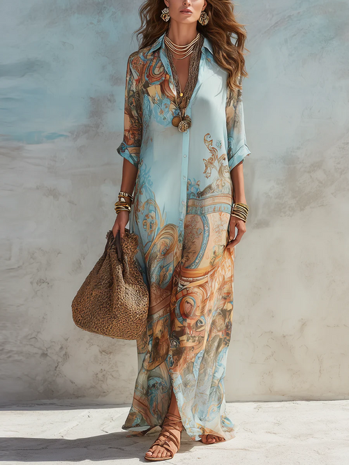 Alessia Riviera - Vestito Lungo Mediterraneo